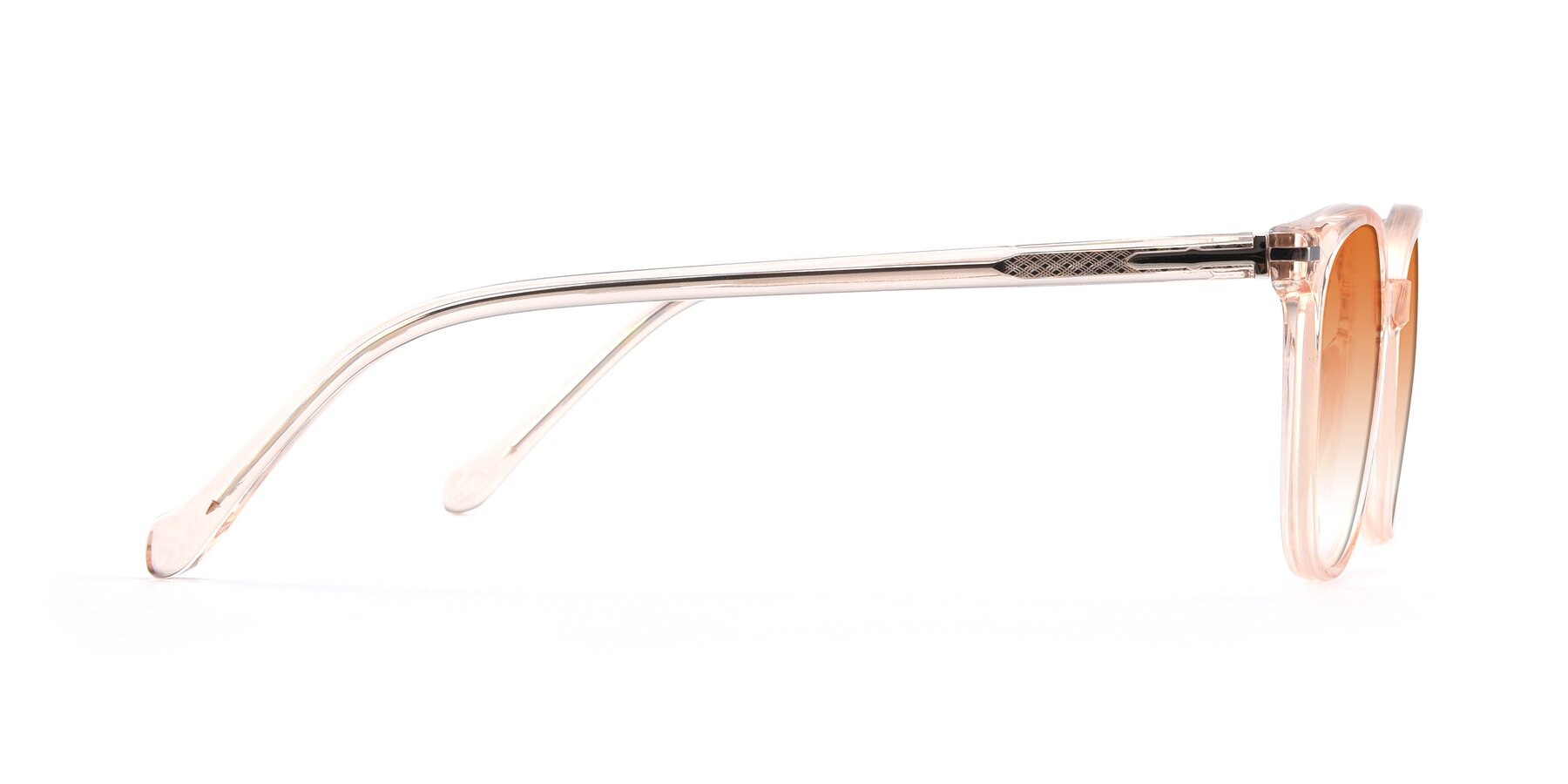 Side of 17562 in Transparent Pink with Orange Gradient Lenses