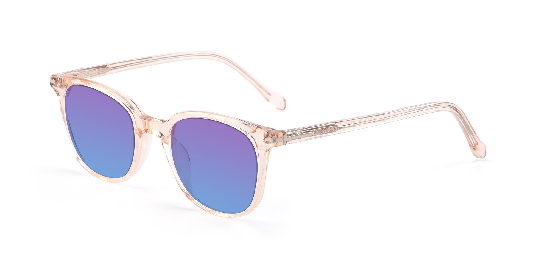 Angle of 17562 in Transparent Pink with Purple / Blue Gradient Lenses