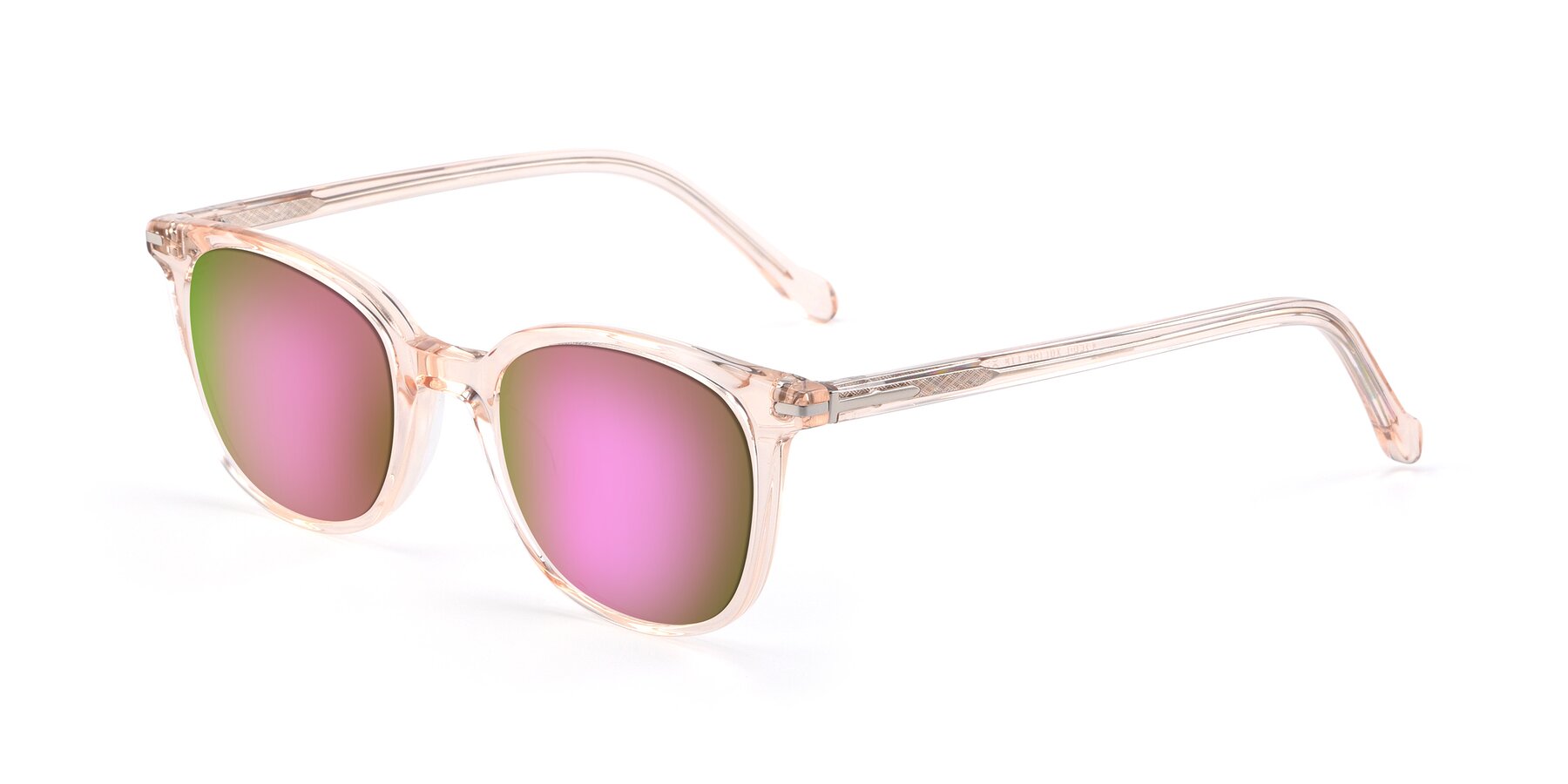 Angle of 17562 in Transparent Pink with Pink Mirrored Lenses