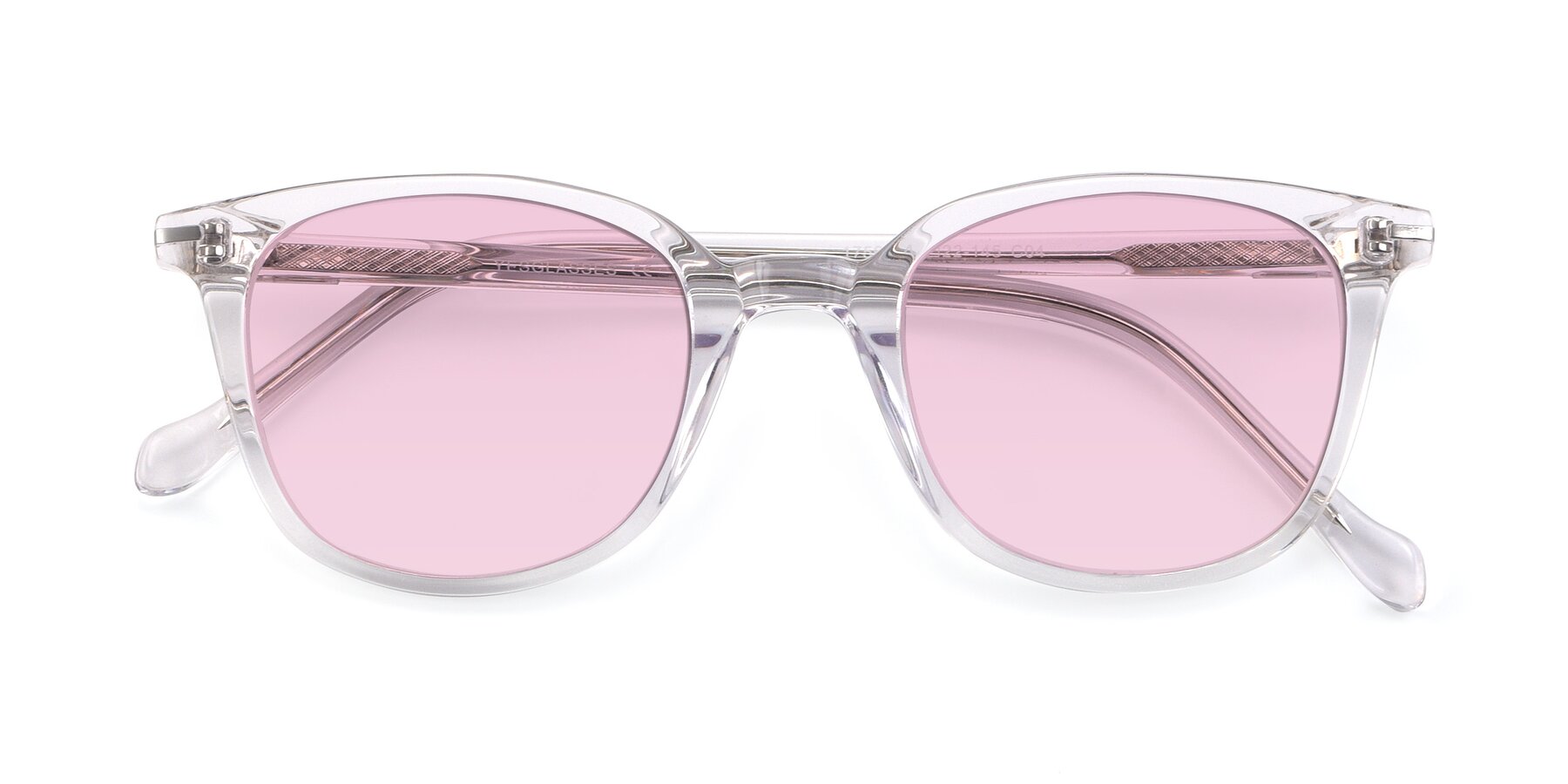 Folded Front of 17562 in Clear with Light Pink Tinted Lenses