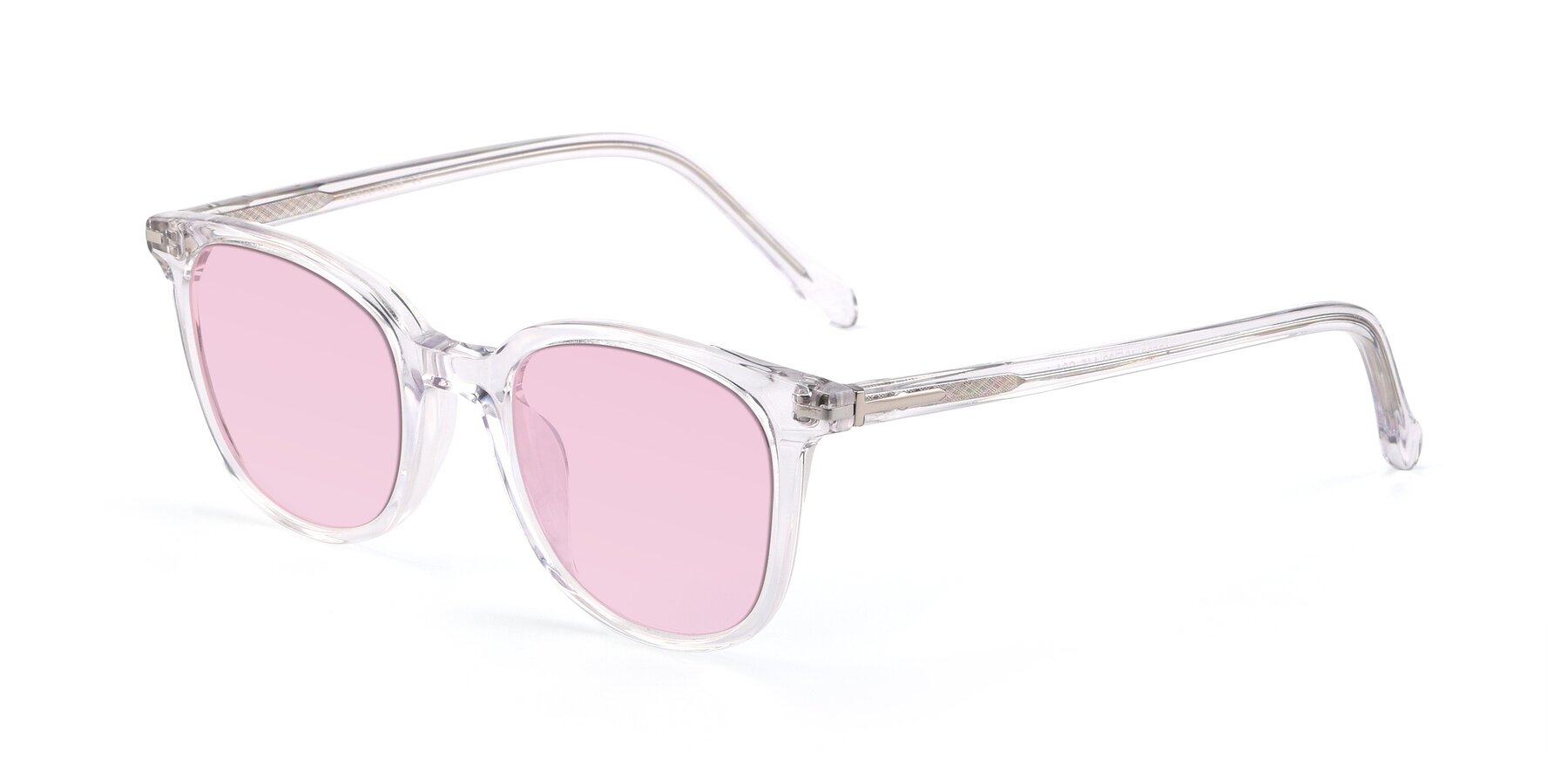 Angle of 17562 in Clear with Light Pink Tinted Lenses