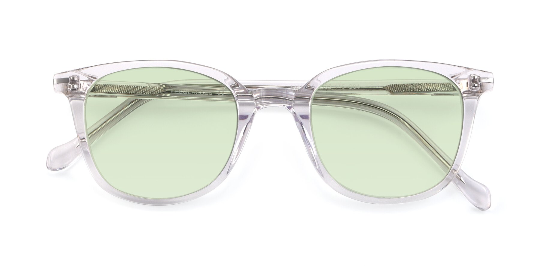 Folded Front of 17562 in Clear with Light Green Tinted Lenses