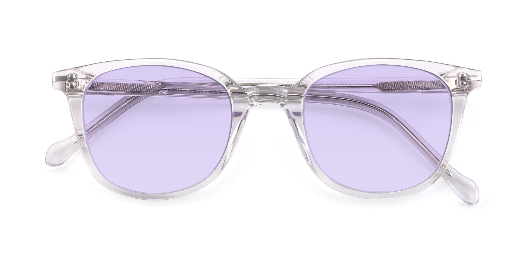Folded Front of 17562 in Clear with Light Purple Tinted Lenses