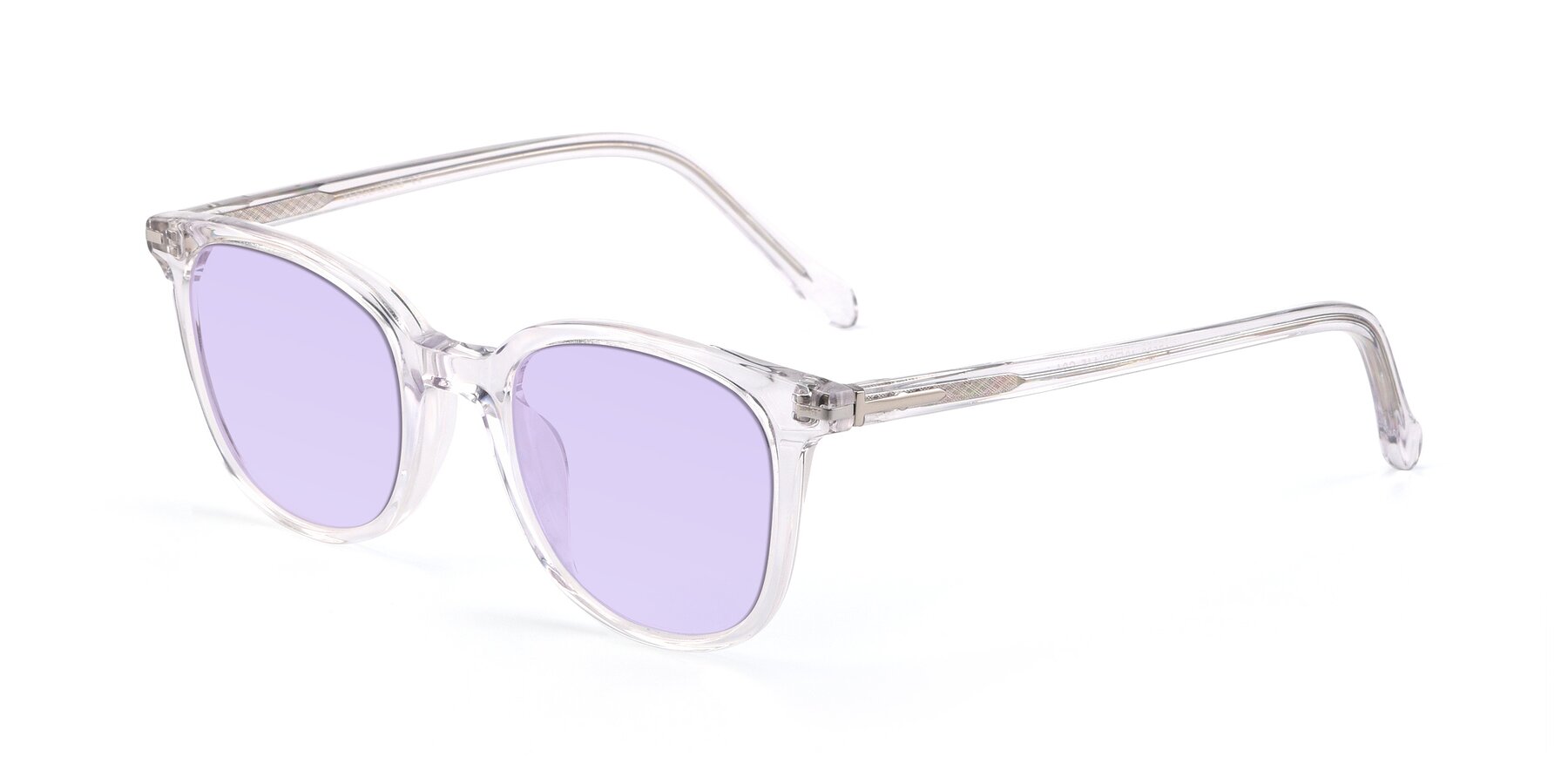 Angle of 17562 in Clear with Light Purple Tinted Lenses