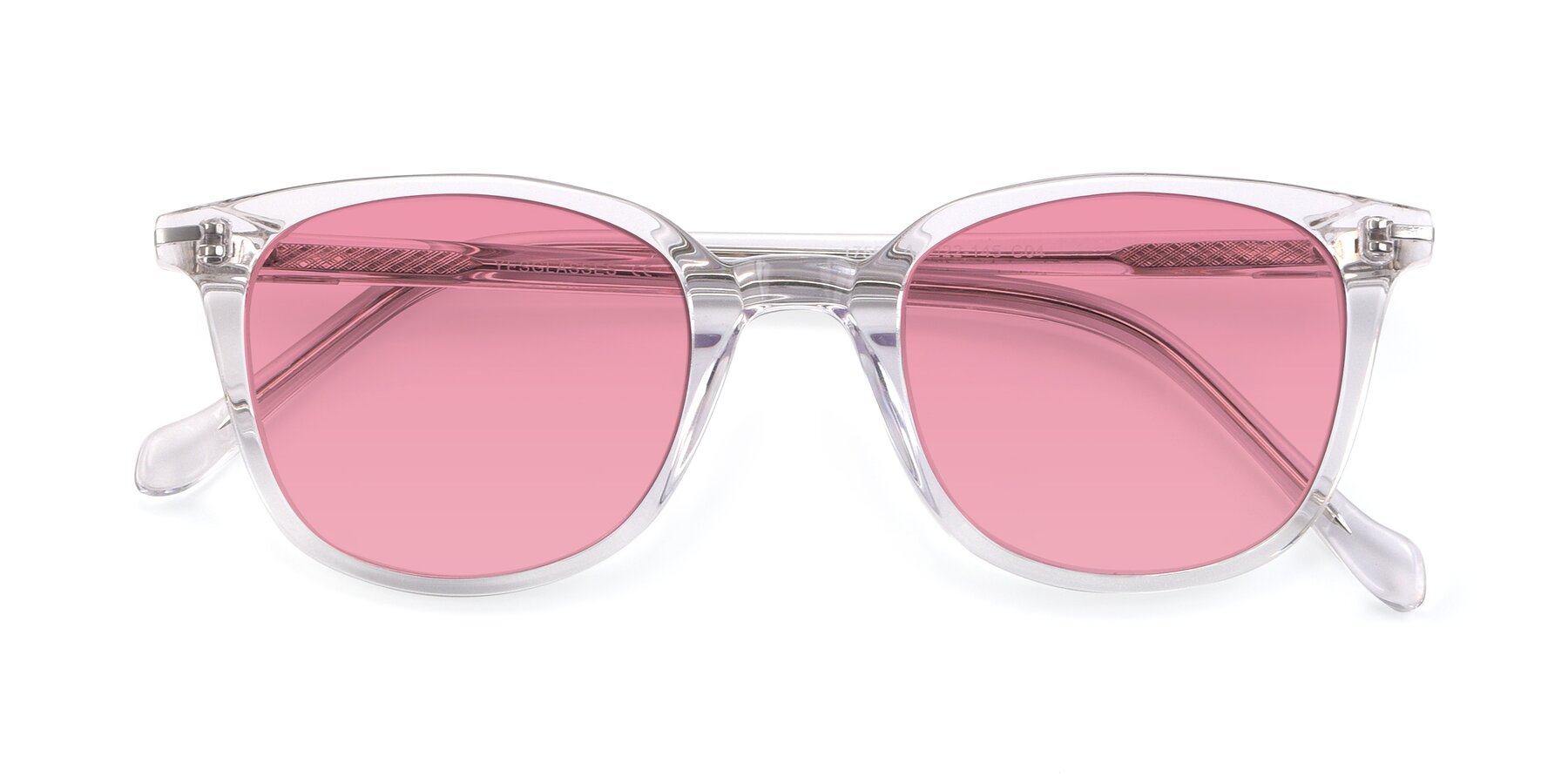 Folded Front of 17562 in Clear with Pink Tinted Lenses