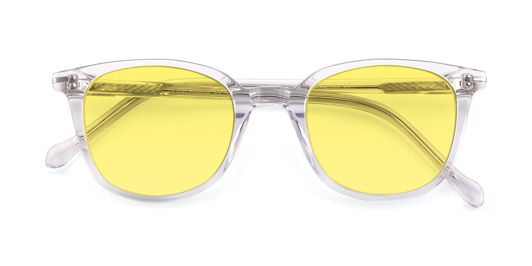Folded Front of 17562 in Clear with Medium Yellow Tinted Lenses