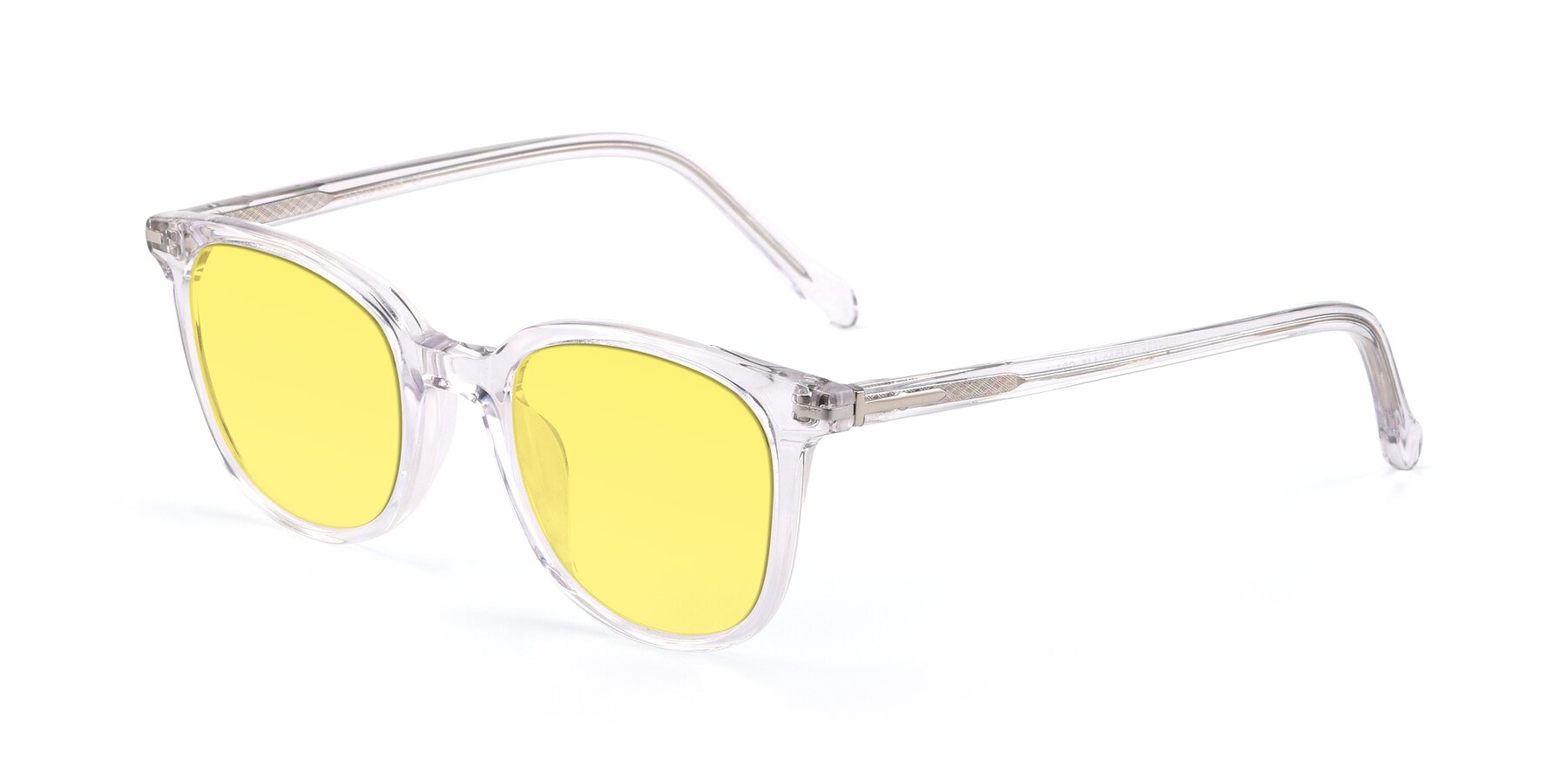 Angle of 17562 in Clear with Medium Yellow Tinted Lenses