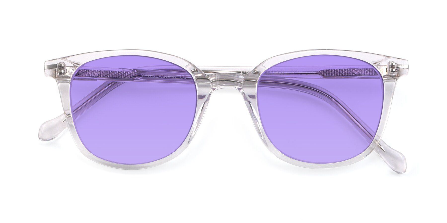 Folded Front of 17562 in Clear with Medium Purple Tinted Lenses
