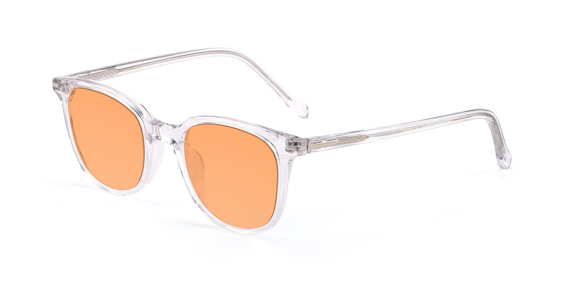 Angle of 17562 in Clear with Medium Orange Tinted Lenses