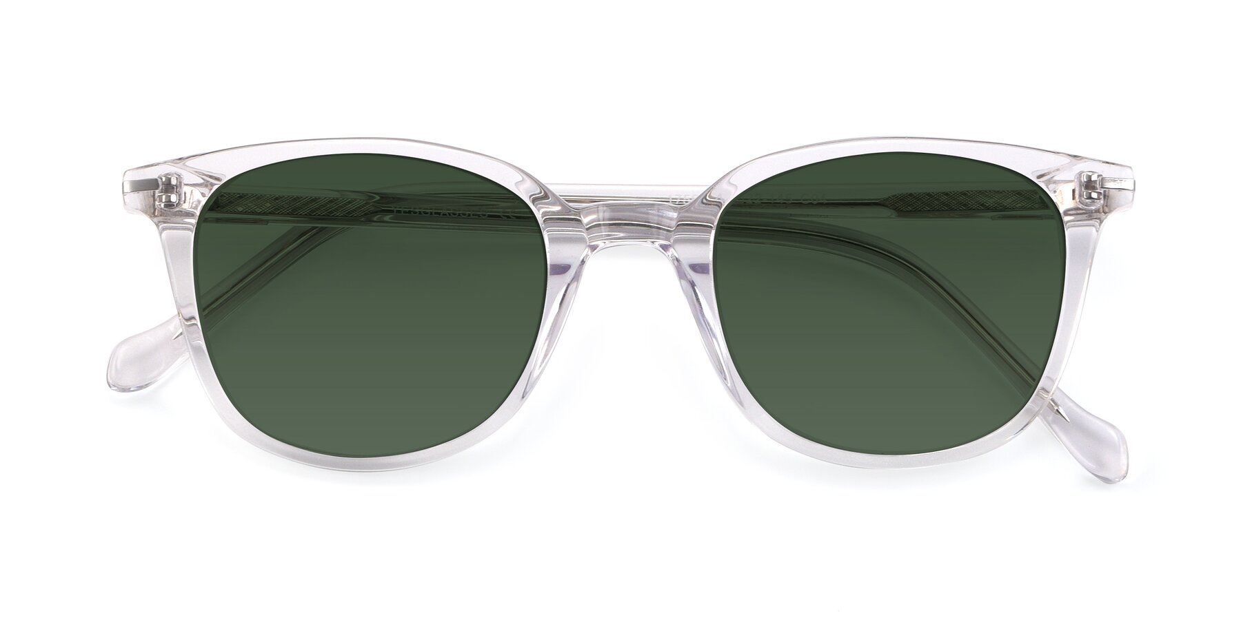 Folded Front of 17562 in Clear with Green Tinted Lenses