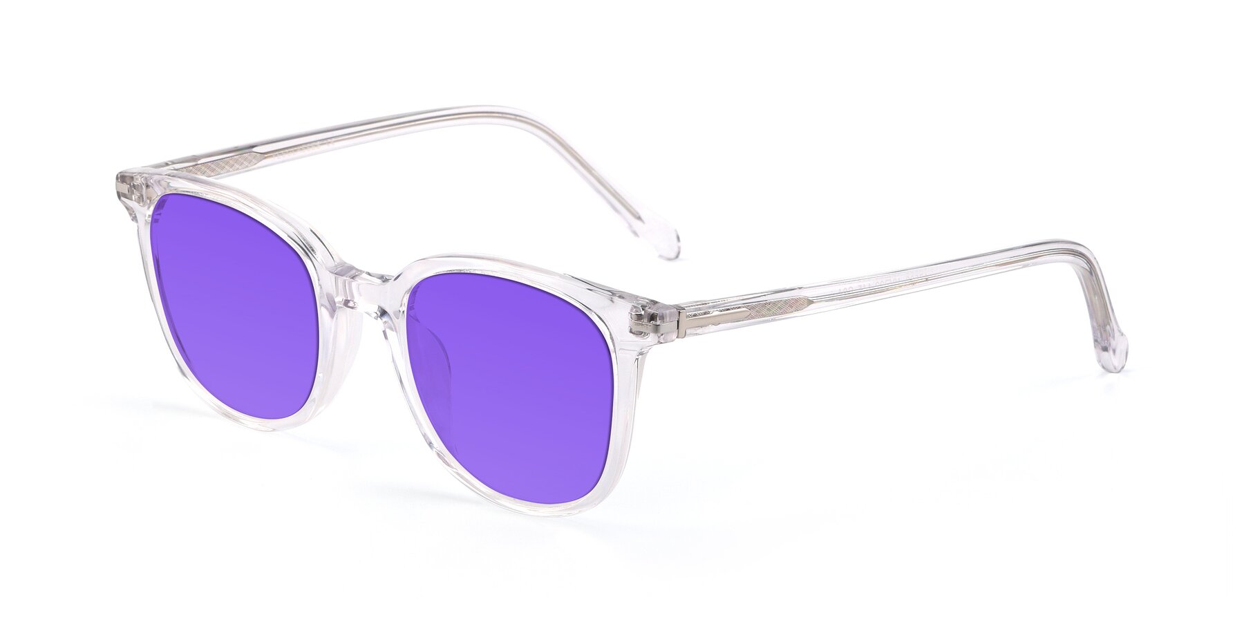 Angle of 17562 in Clear with Purple Tinted Lenses