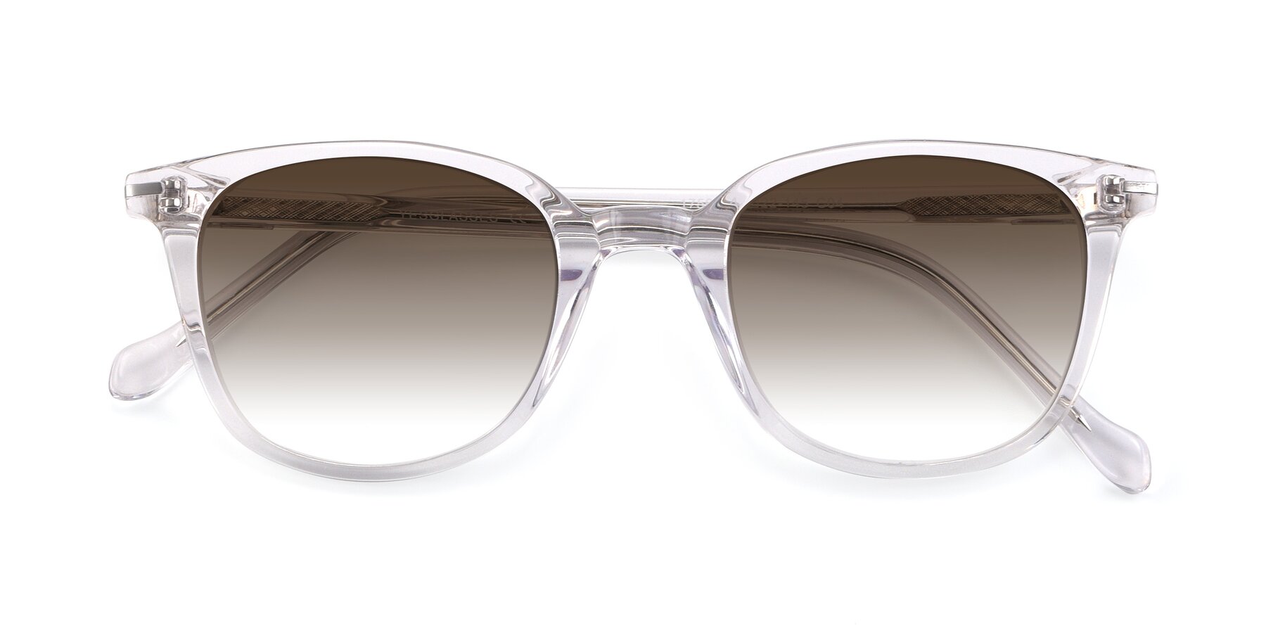 Folded Front of 17562 in Clear with Brown Gradient Lenses