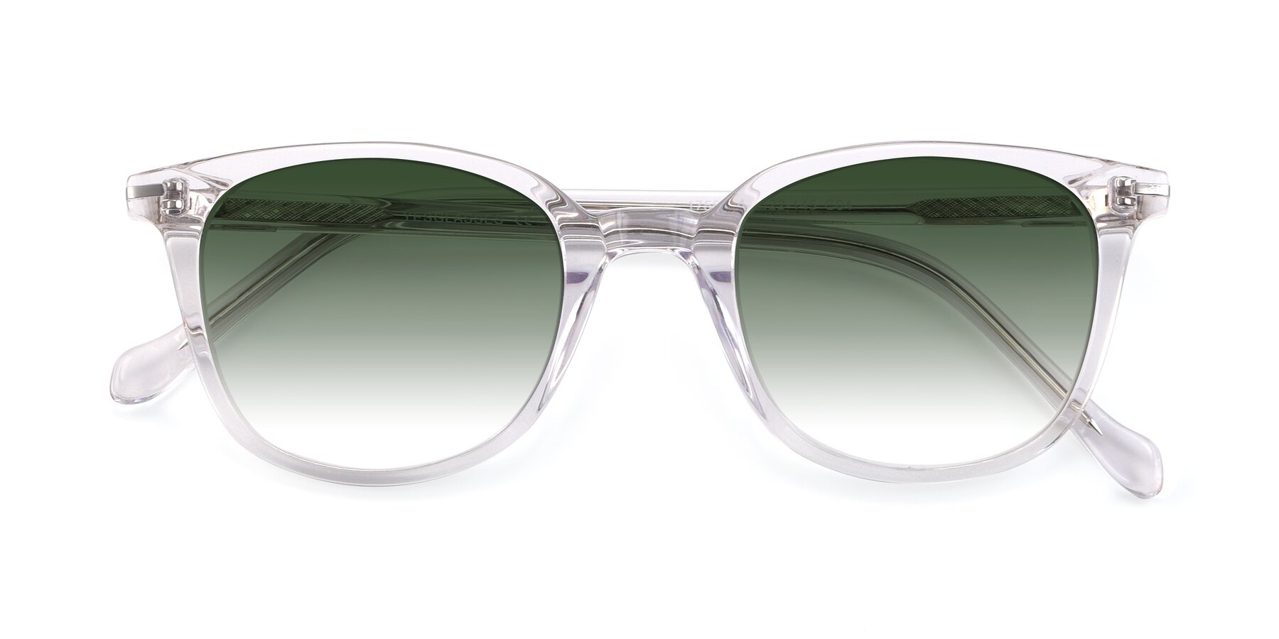 Folded Front of 17562 in Clear with Green Gradient Lenses