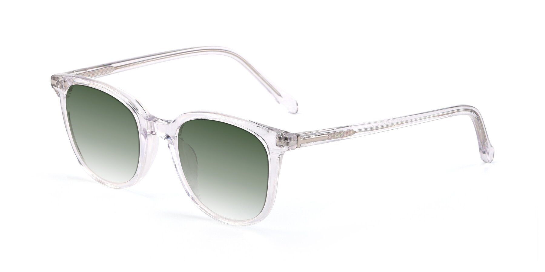 Angle of 17562 in Clear with Green Gradient Lenses