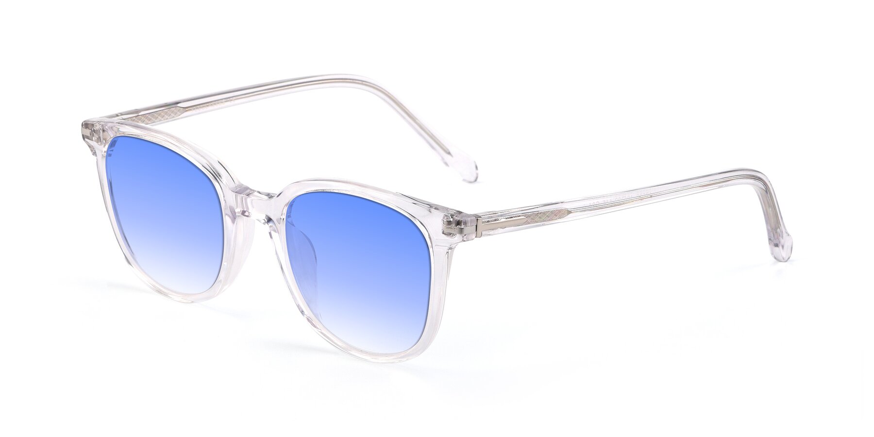 Angle of 17562 in Clear with Blue Gradient Lenses