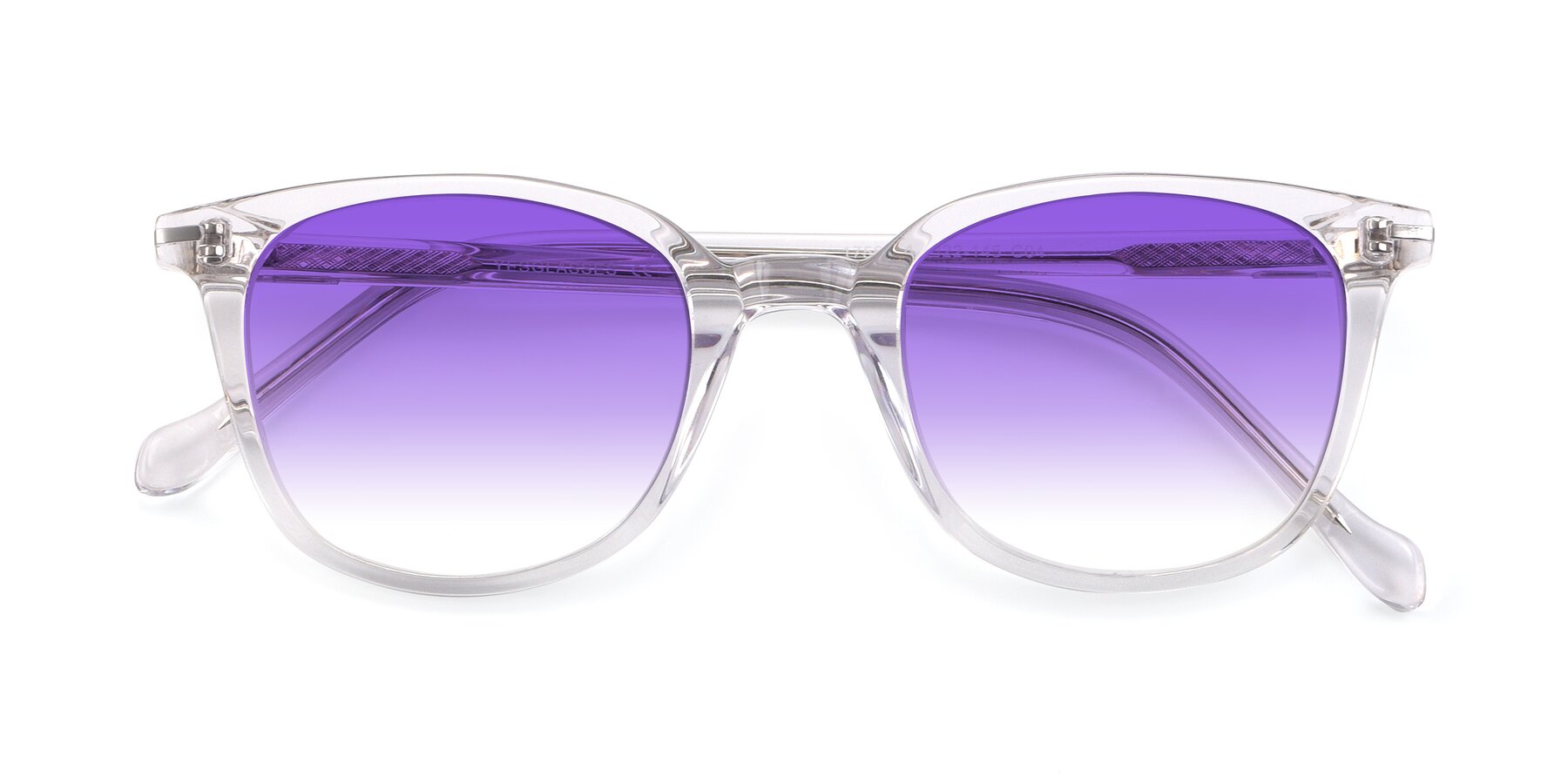 Folded Front of 17562 in Clear with Purple Gradient Lenses