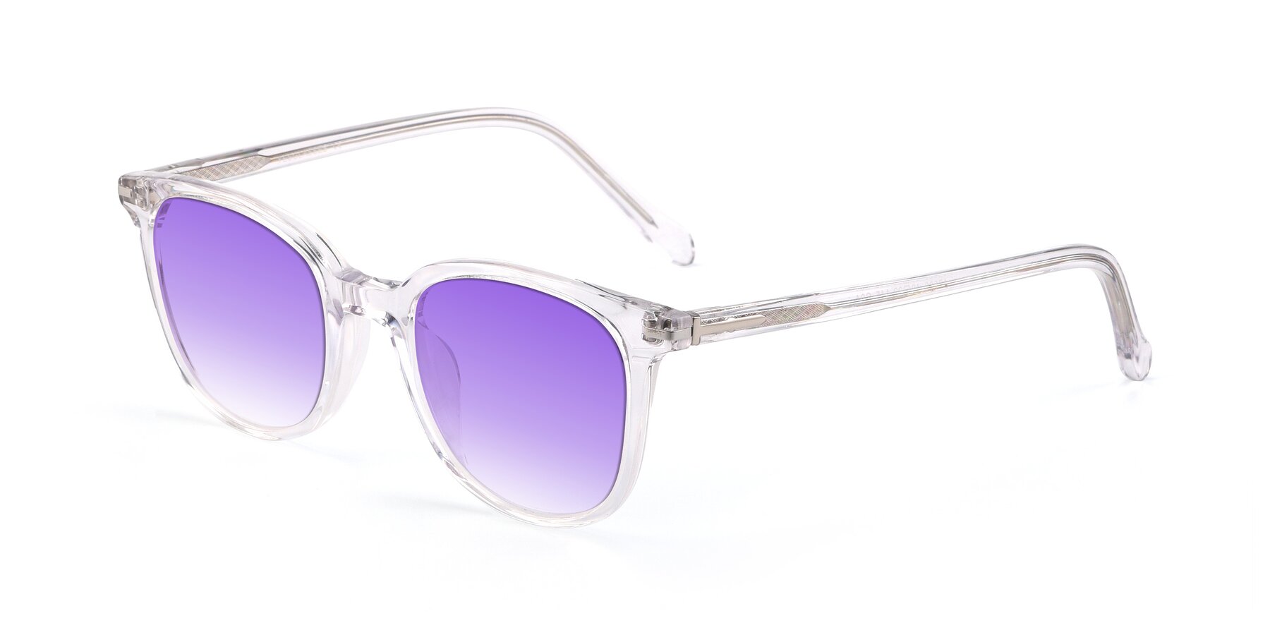 Angle of 17562 in Clear with Purple Gradient Lenses