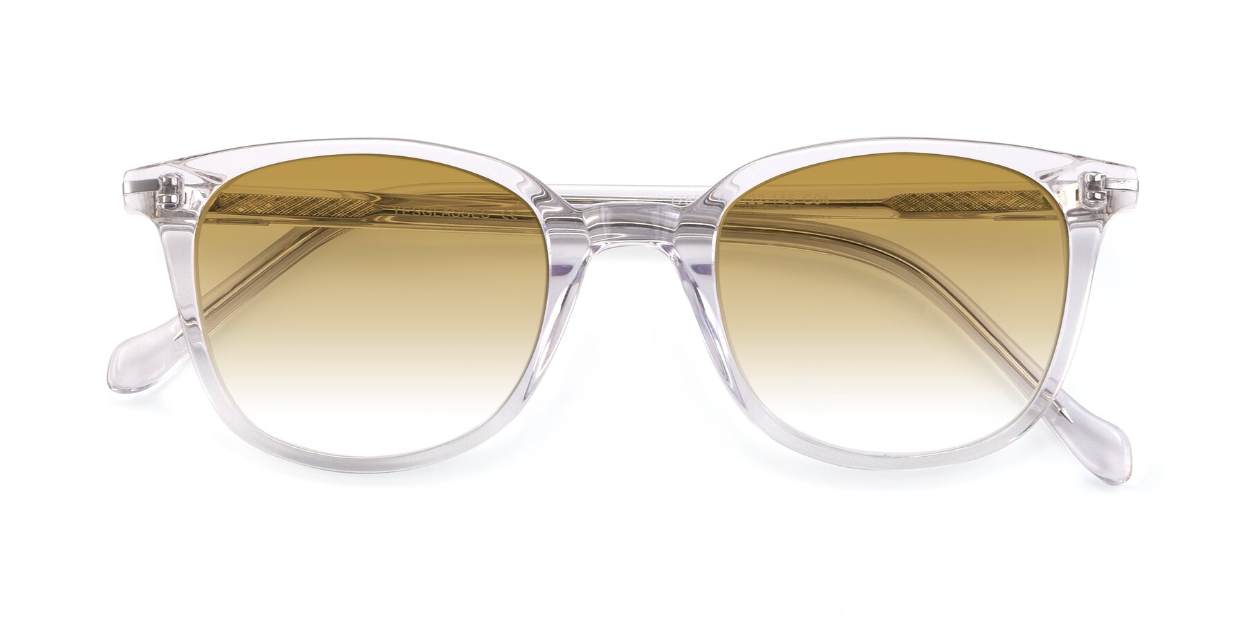 Folded Front of 17562 in Clear with Champagne Gradient Lenses