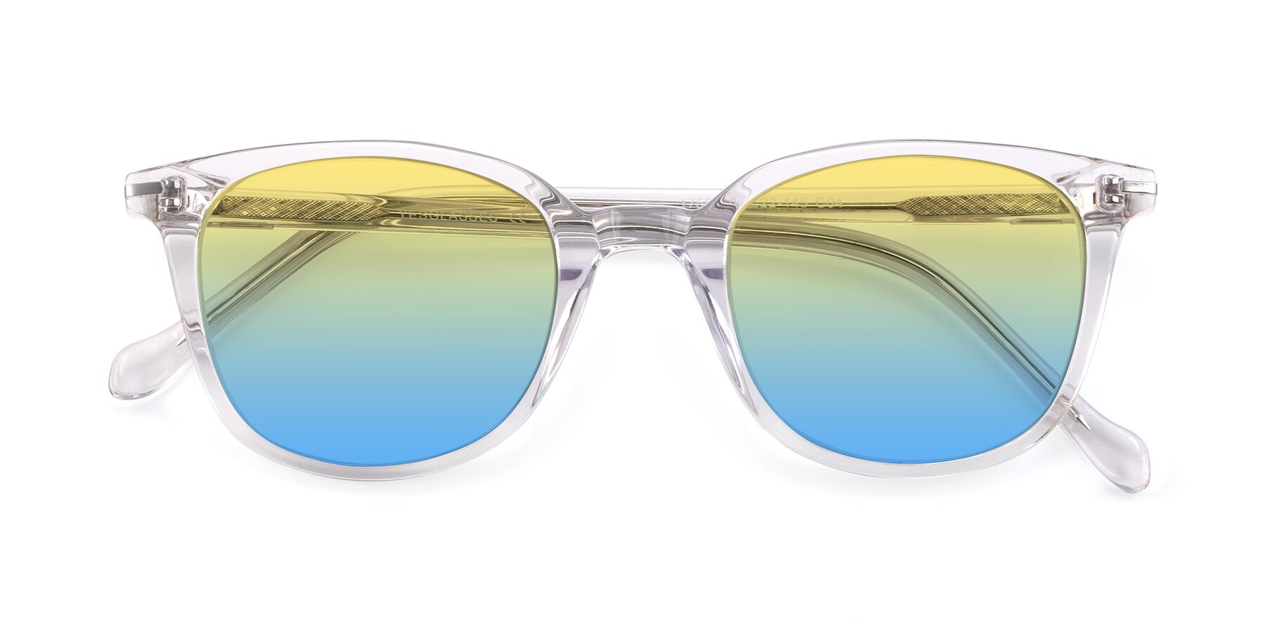 Folded Front of 17562 in Clear with Yellow / Blue Gradient Lenses