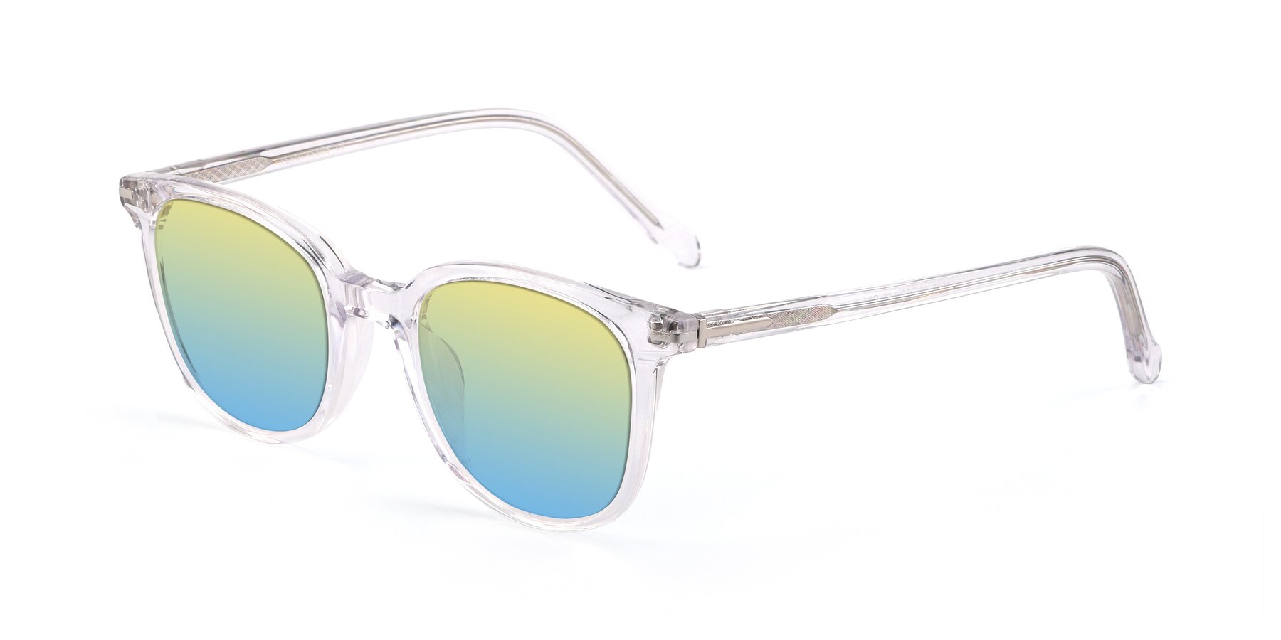 Angle of 17562 in Clear with Yellow / Blue Gradient Lenses