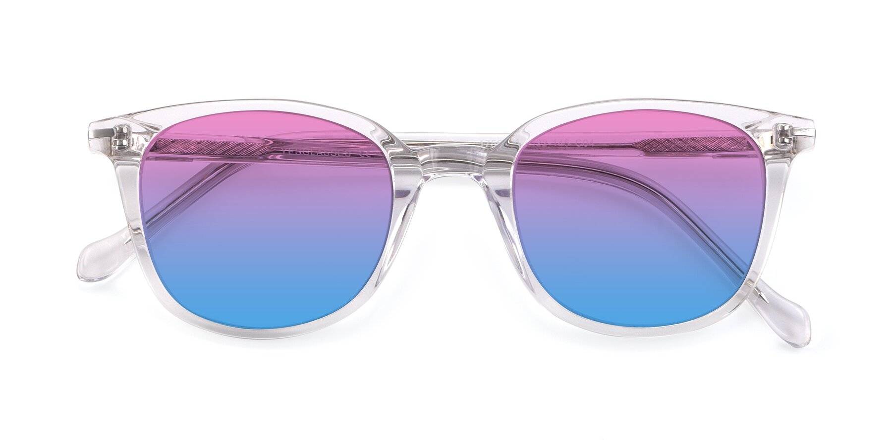 Folded Front of 17562 in Clear with Pink / Blue Gradient Lenses
