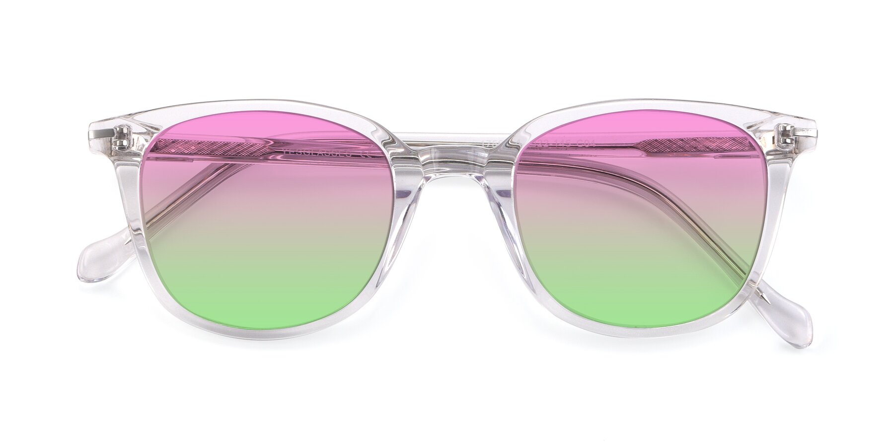 Folded Front of 17562 in Clear with Pink / Green Gradient Lenses