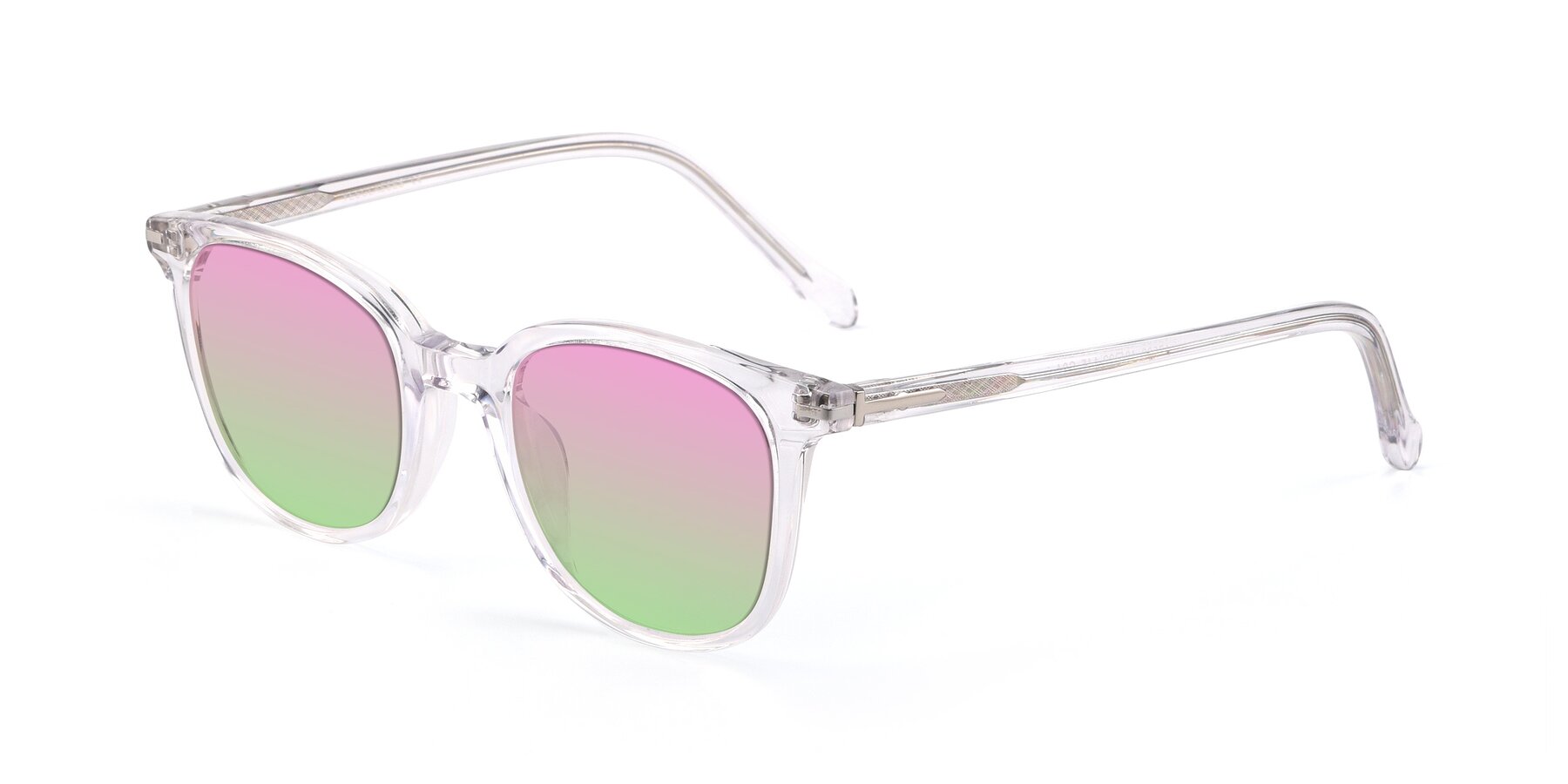 Angle of 17562 in Clear with Pink / Green Gradient Lenses