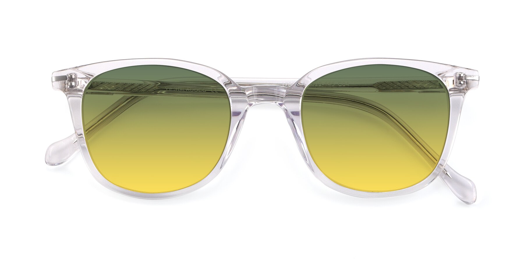 Folded Front of 17562 in Clear with Green / Yellow Gradient Lenses