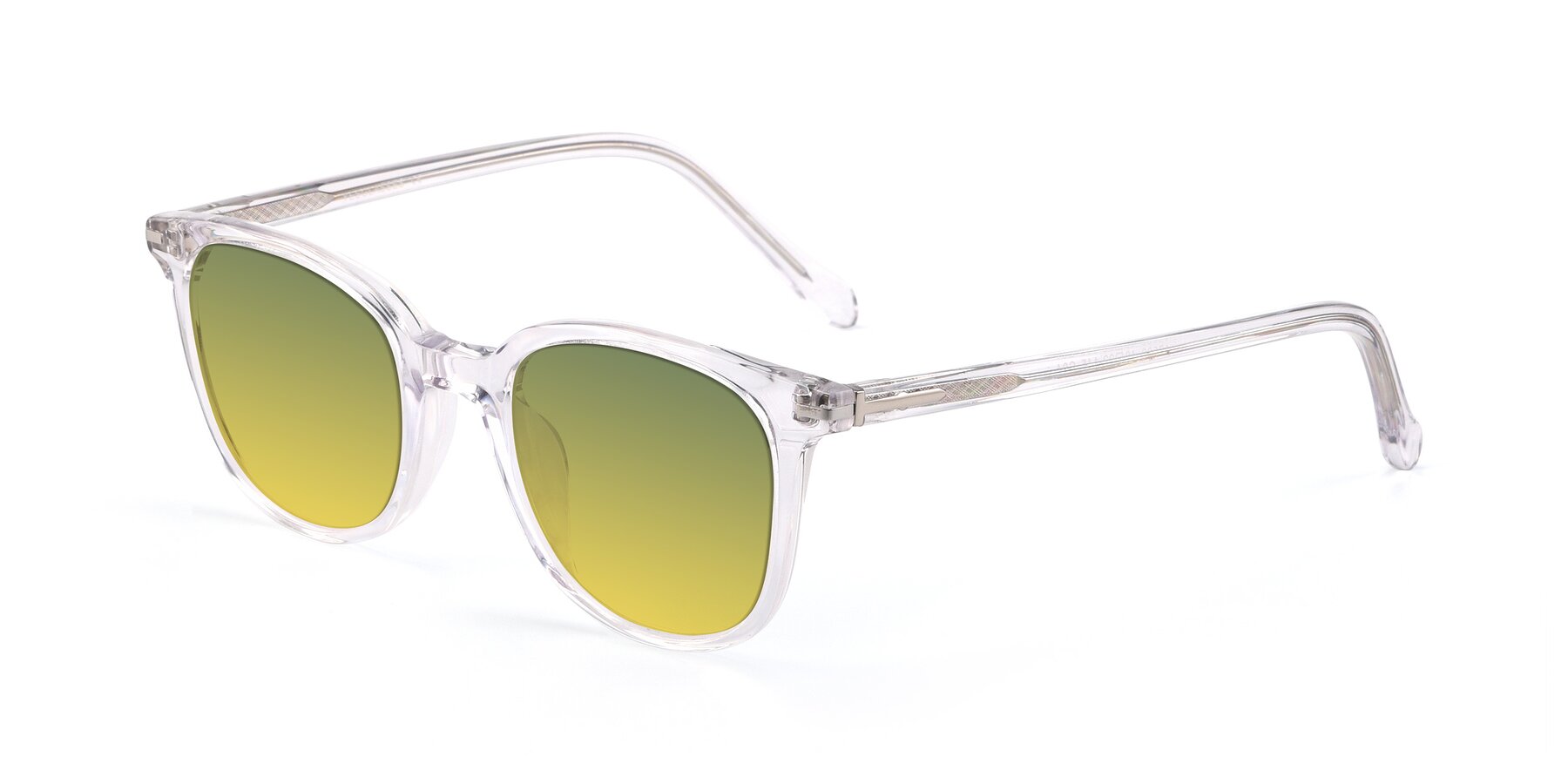 Angle of 17562 in Clear with Green / Yellow Gradient Lenses