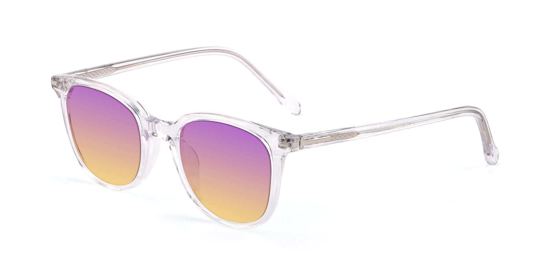 Angle of 17562 in Clear with Purple / Yellow Gradient Lenses