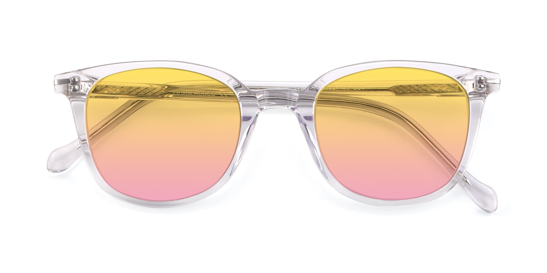 Folded Front of 17562 in Clear with Yellow / Pink Gradient Lenses