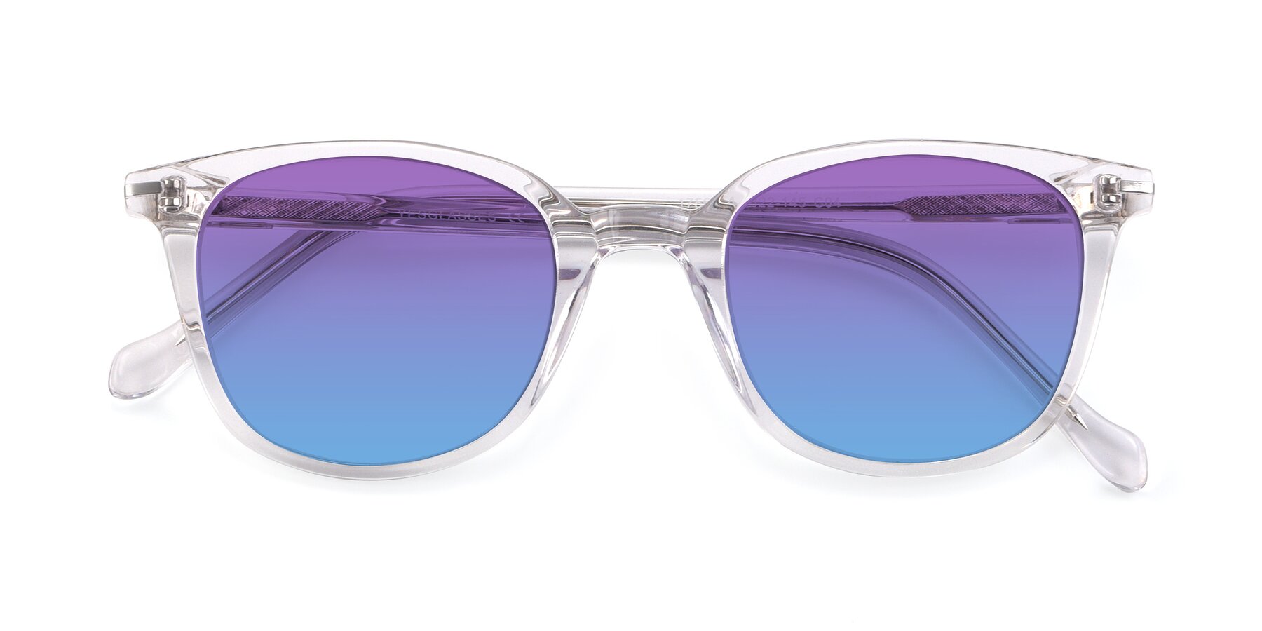 Folded Front of 17562 in Clear with Purple / Blue Gradient Lenses