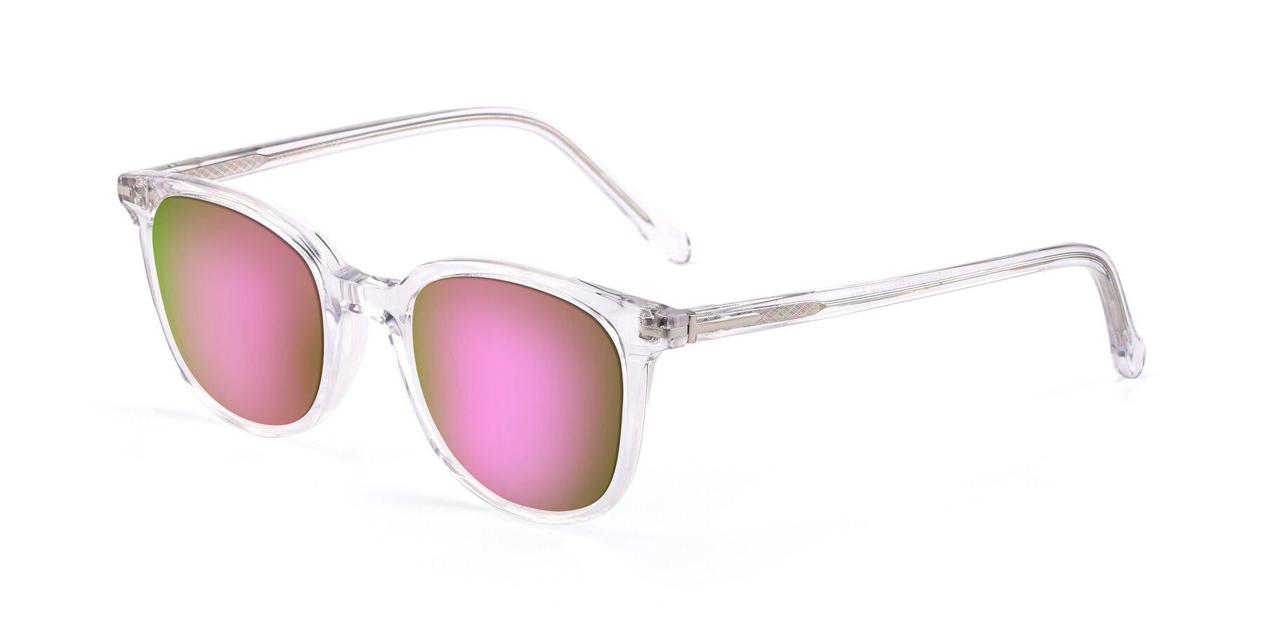 Angle of 17562 in Clear with Pink Mirrored Lenses