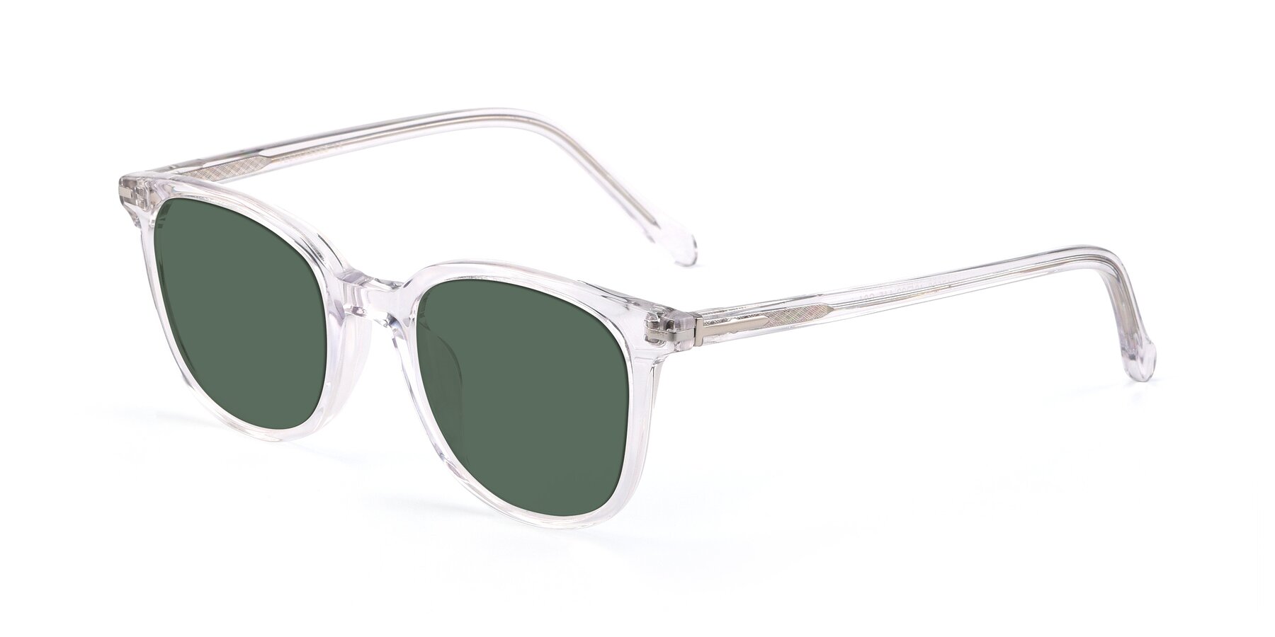Angle of 17562 in Clear with Green Polarized Lenses