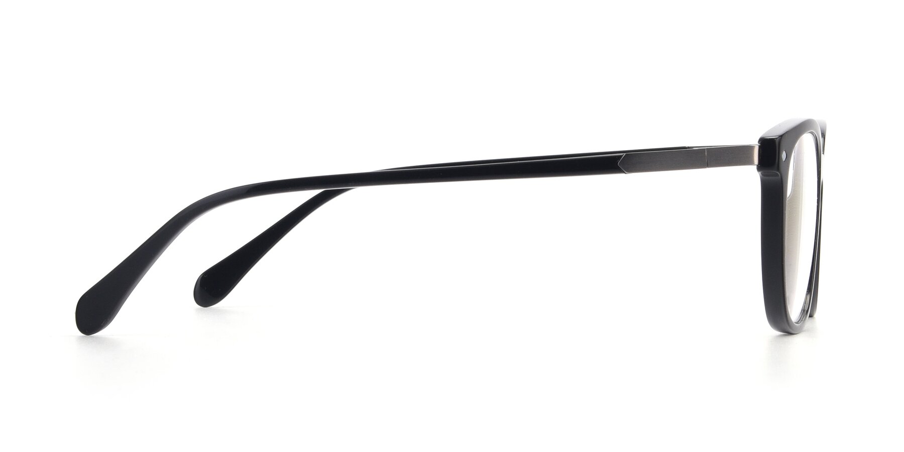 Side of 17578 in Black with Clear Reading Eyeglass Lenses