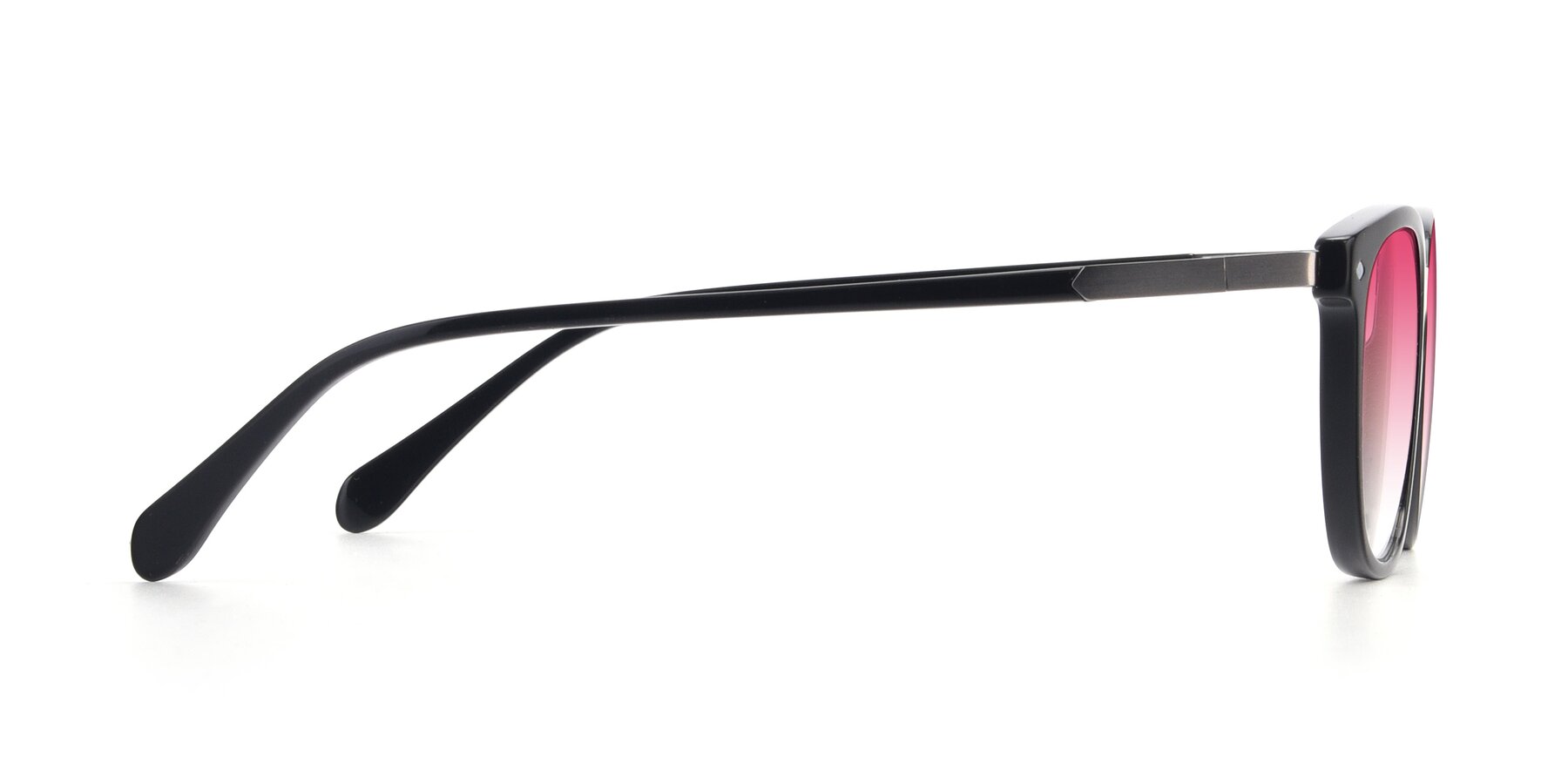 Side of 17578 in Black with Pink Gradient Lenses
