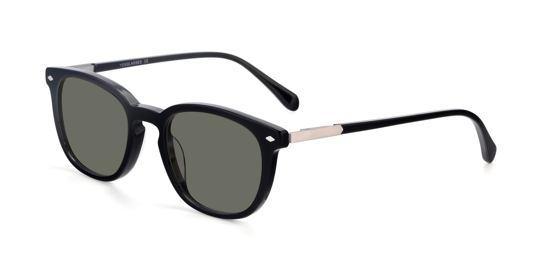 Angle of 17578 in Black with Gray Polarized Lenses