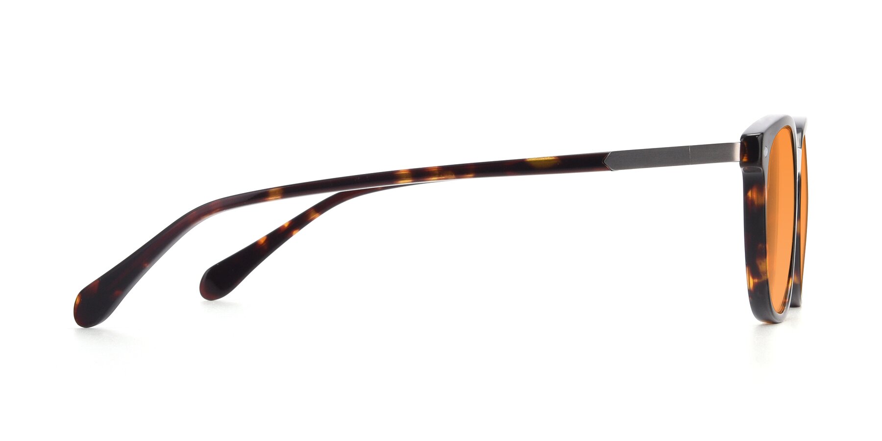 Side of 17578 in Tortoise with Orange Tinted Lenses