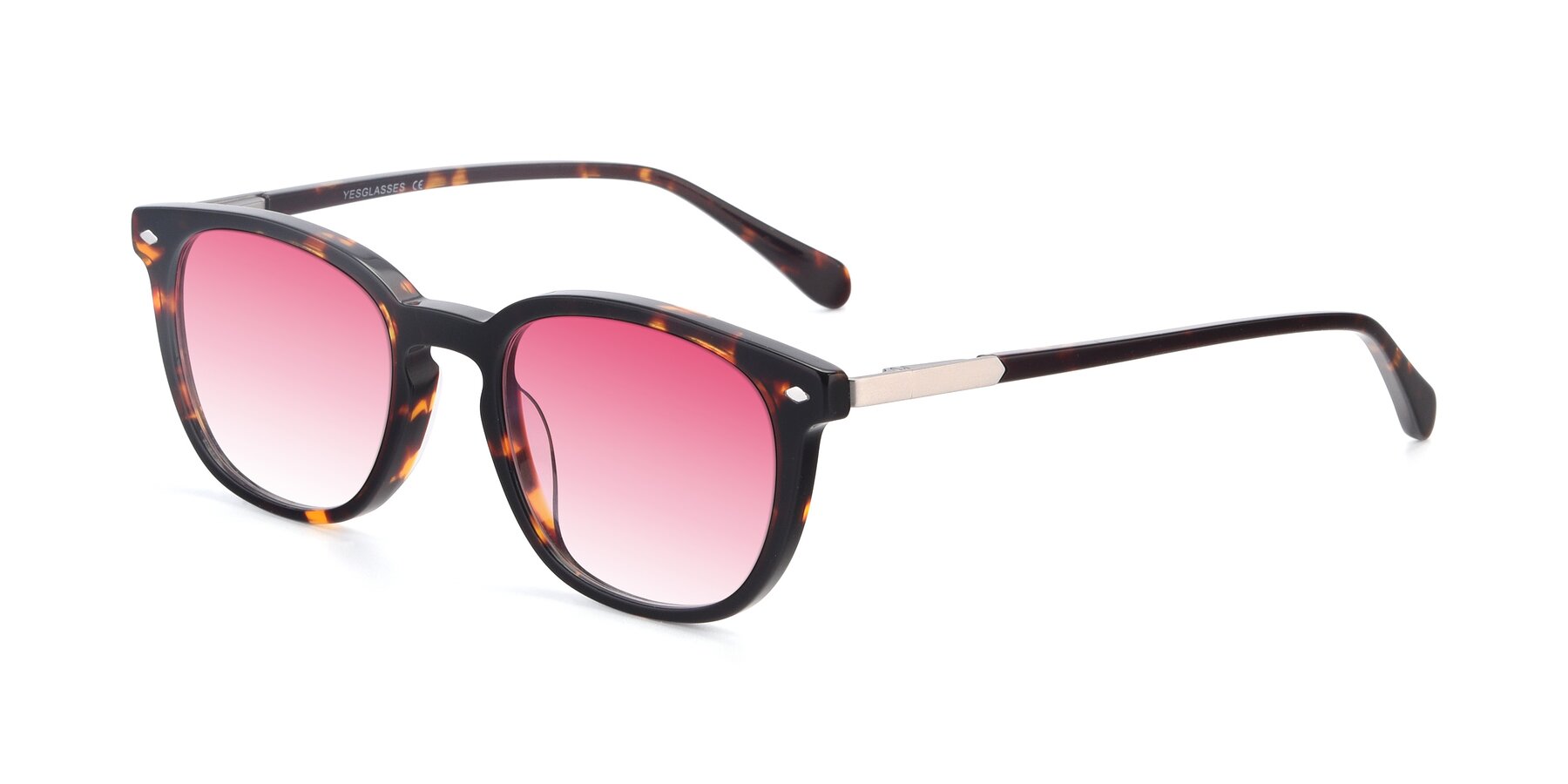 Angle of 17578 in Tortoise with Pink Gradient Lenses