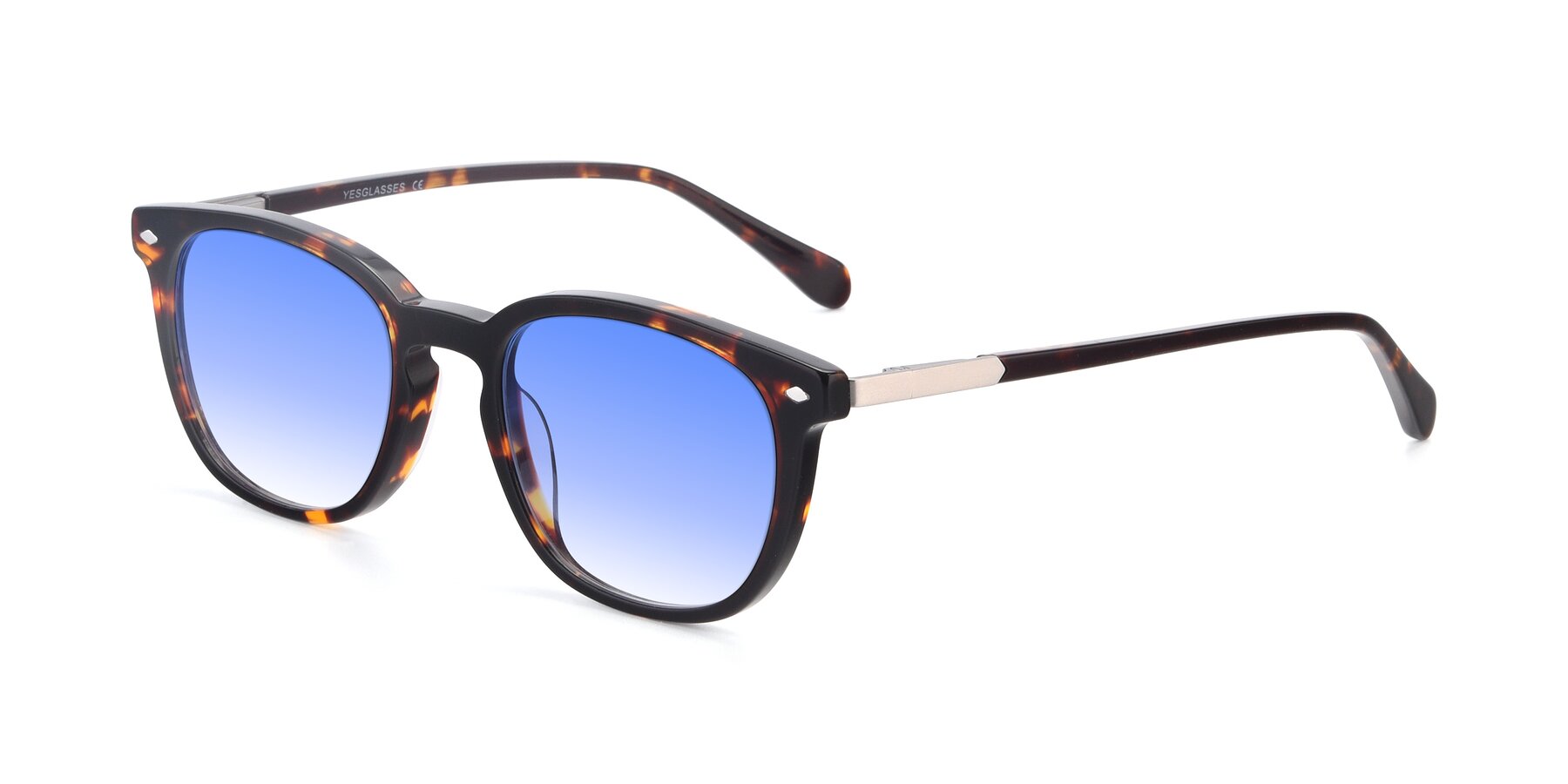 Angle of 17578 in Tortoise with Blue Gradient Lenses