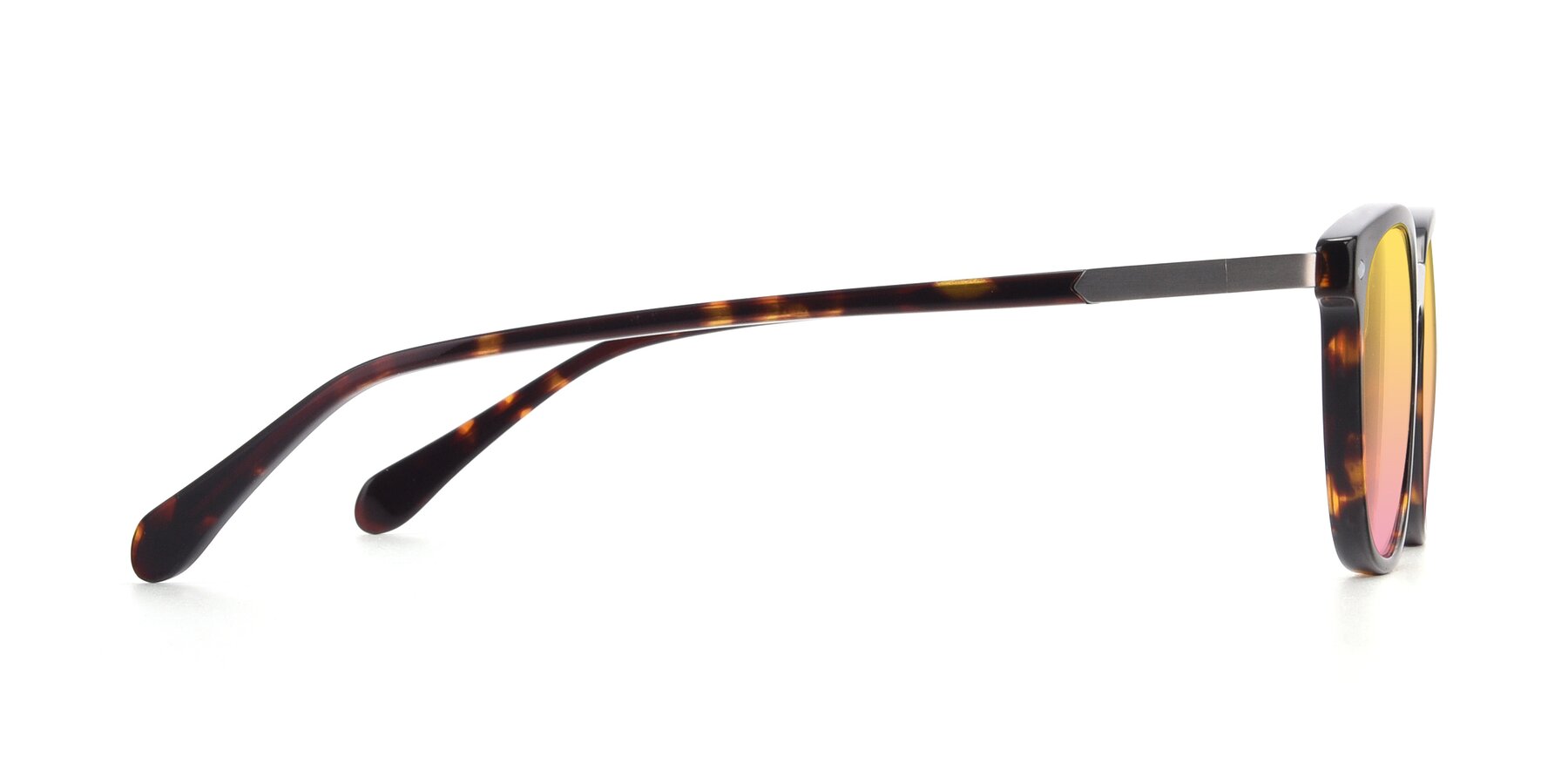 Side of 17578 in Tortoise with Yellow / Pink Gradient Lenses