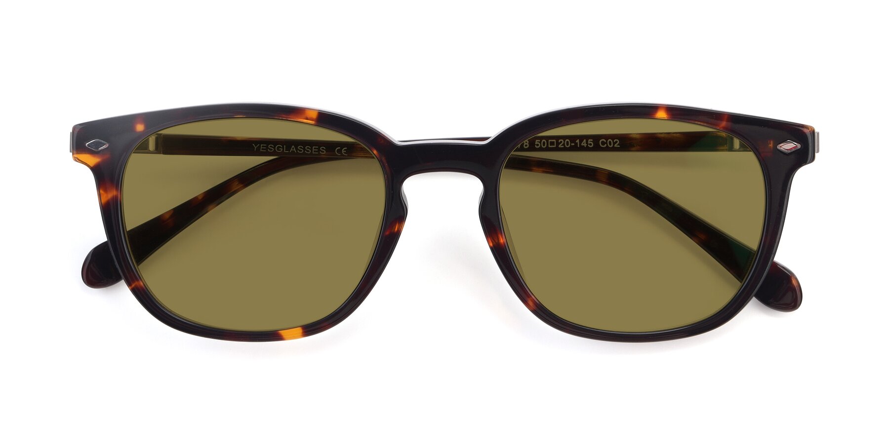 Folded Front of 17578 in Tortoise with Brown Polarized Lenses
