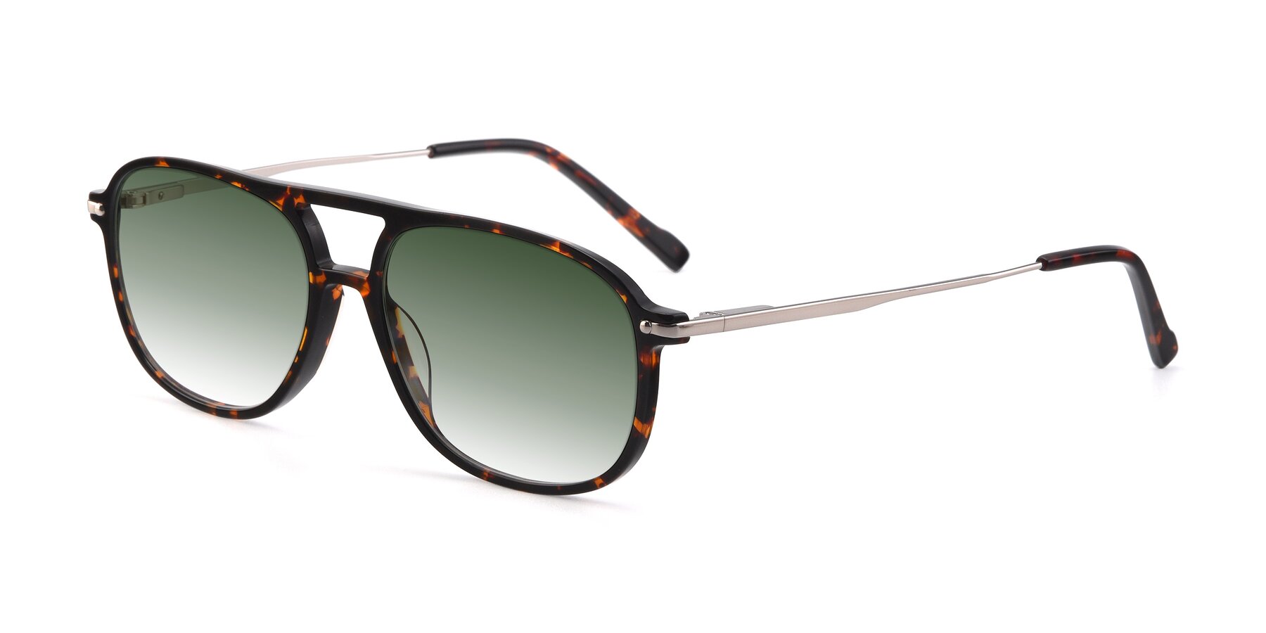 Angle of 17580 in Tortoise with Green Gradient Lenses