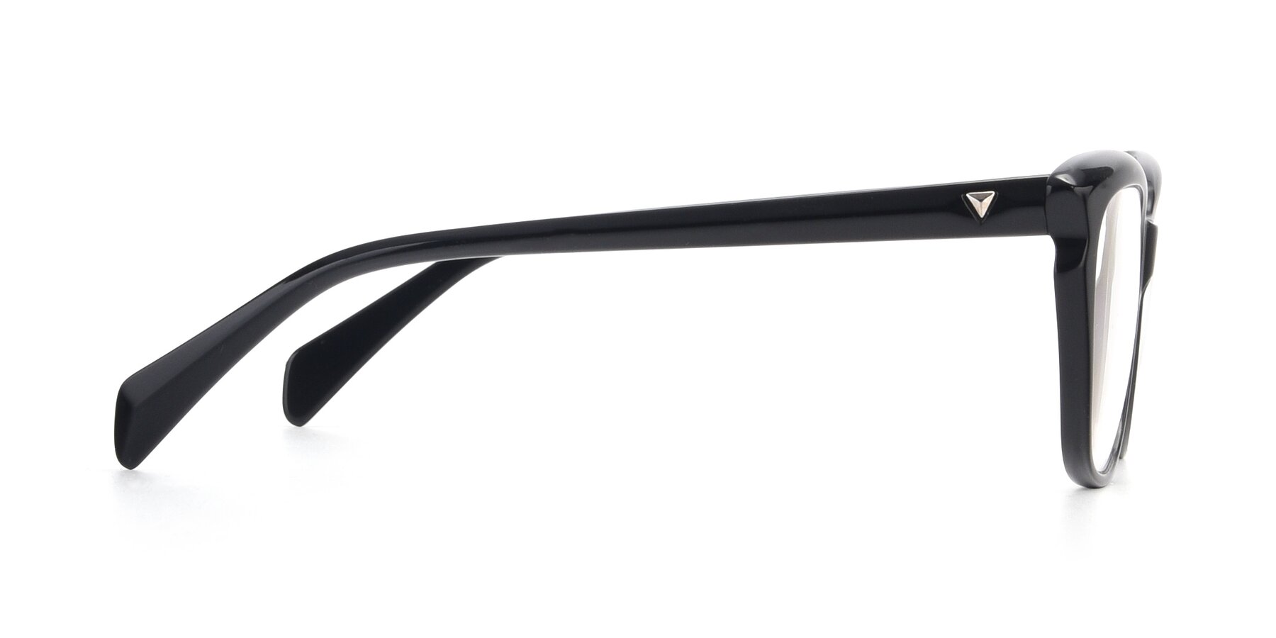 Side of 17629 in Black with Clear Reading Eyeglass Lenses