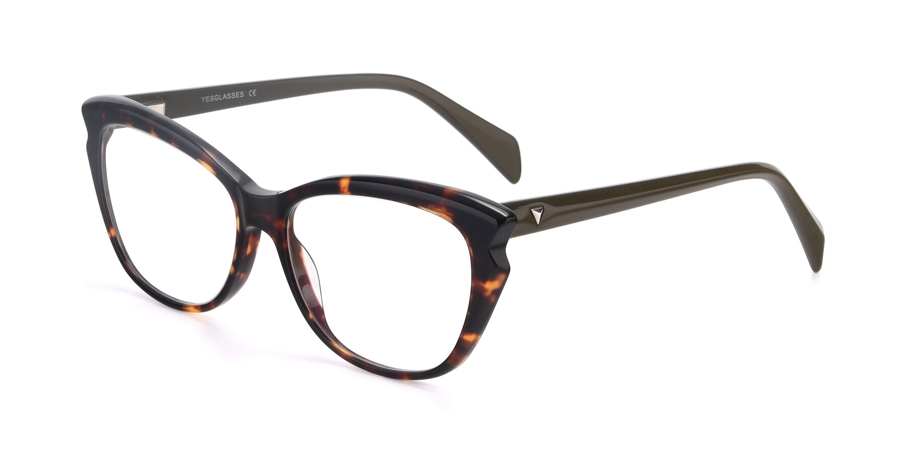 Angle of 17629 in Tortoise with Clear Blue Light Blocking Lenses