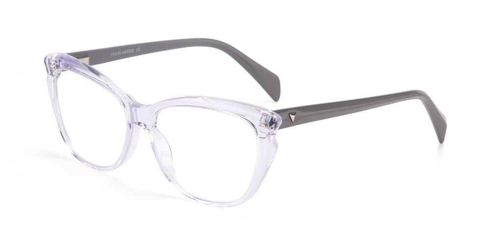 Clear Narrow Hipster Butterfly Blue Light Glasses 17629