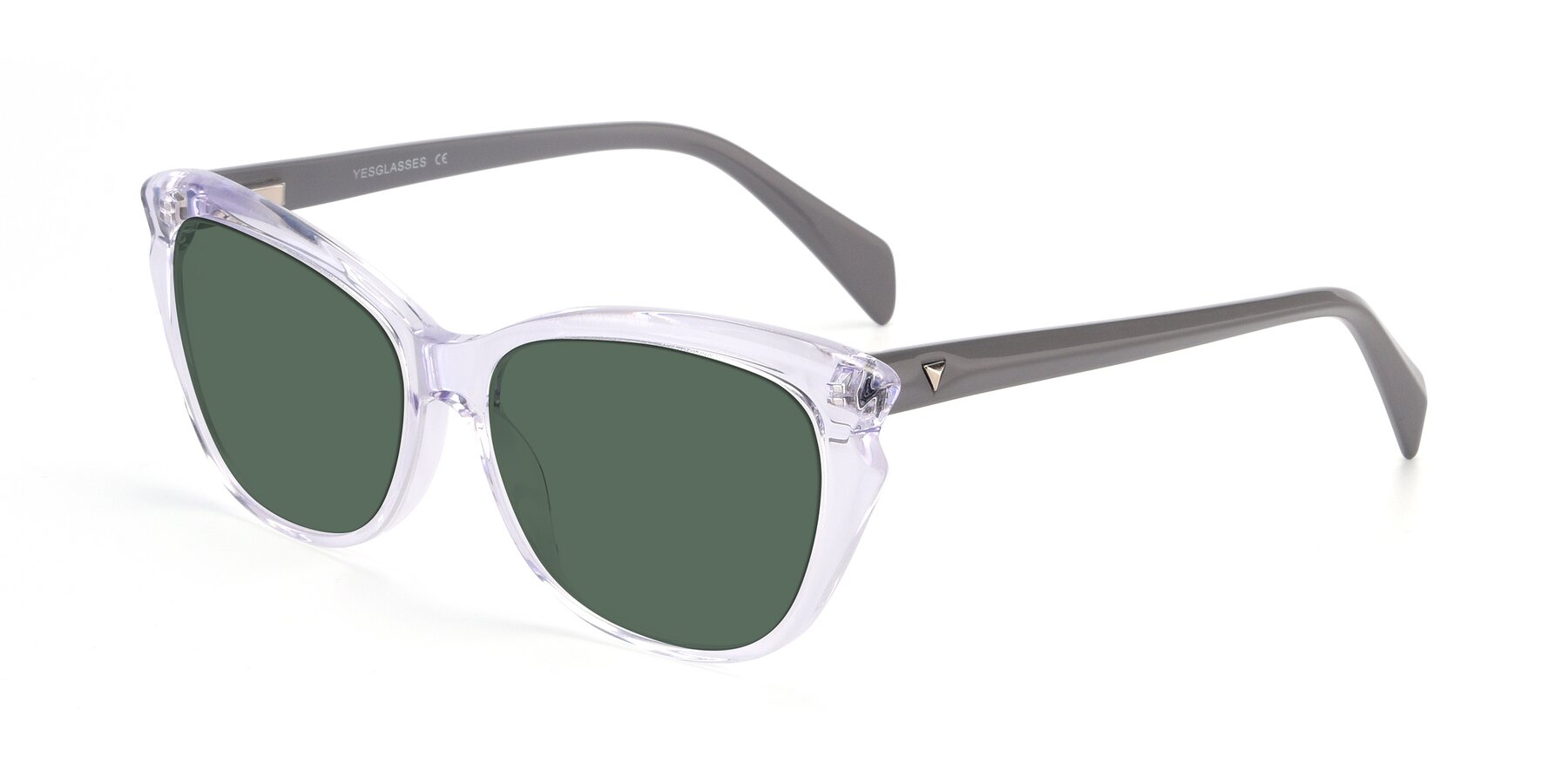 Angle of 17629 in Clear with Green Polarized Lenses
