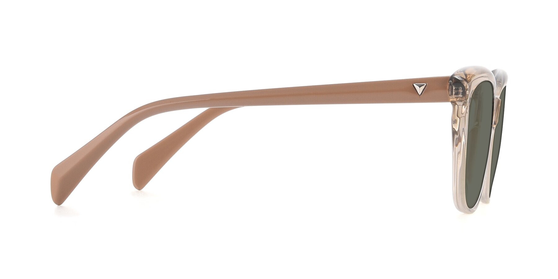 Side of 17629 in Transparent Brown with Gray Polarized Lenses
