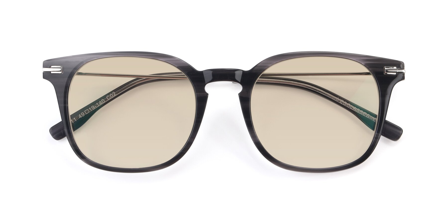 Folded Front of 17711 in Grey with Light Brown Tinted Lenses