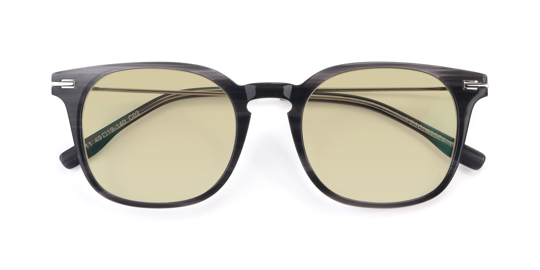 Folded Front of 17711 in Grey with Light Champagne Tinted Lenses